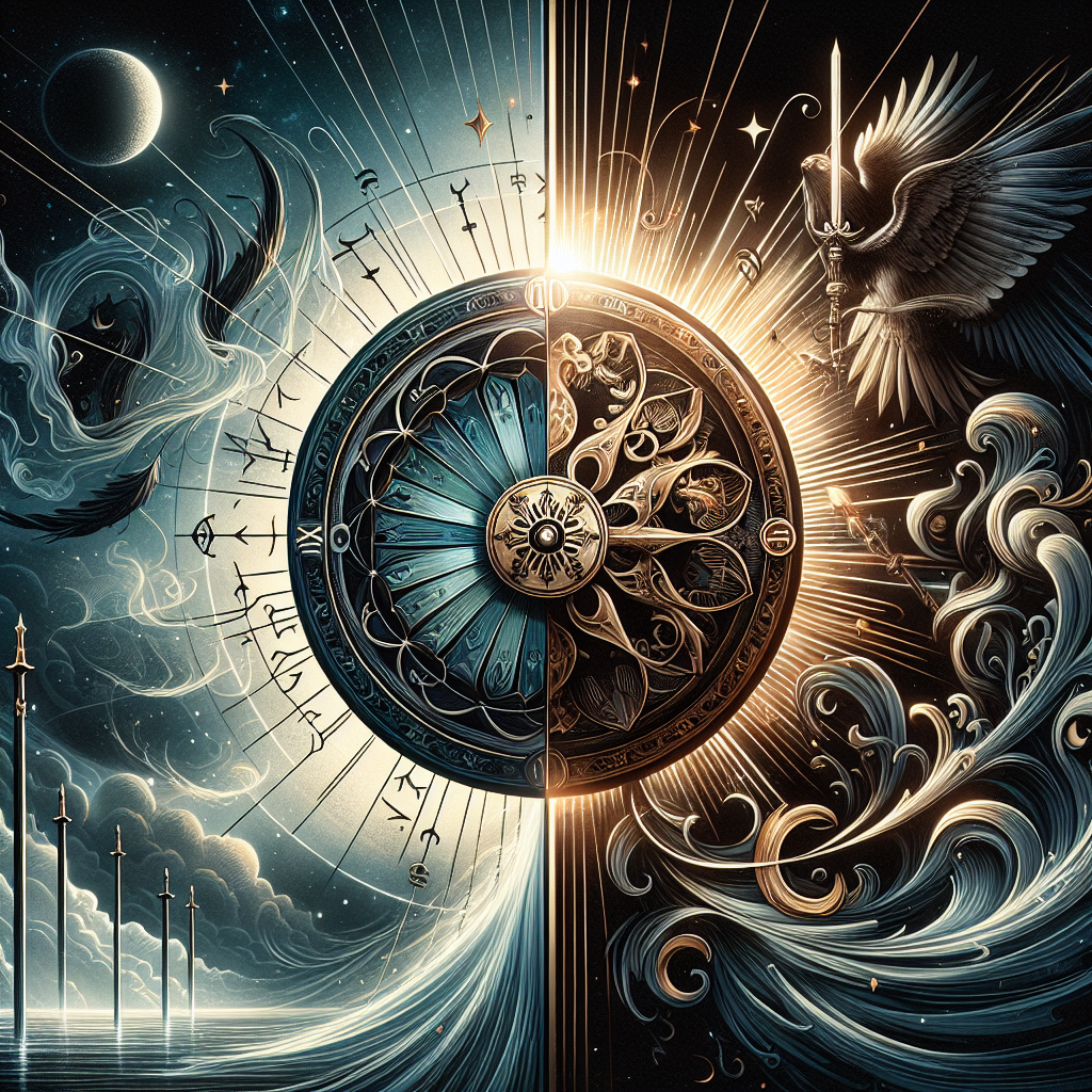 The Wheel of Fortune and King of Swords