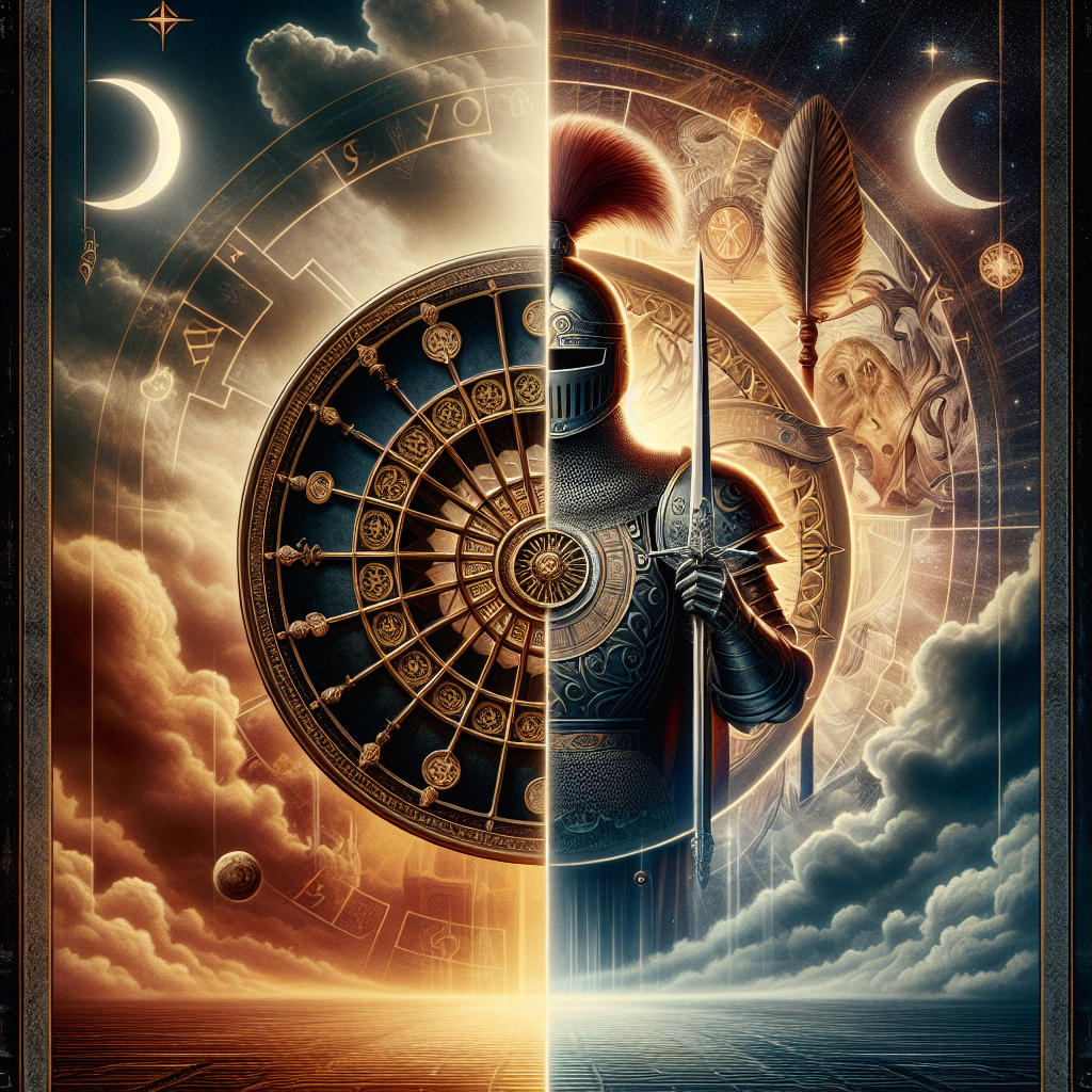 The Wheel of Fortune and Knight of Wands