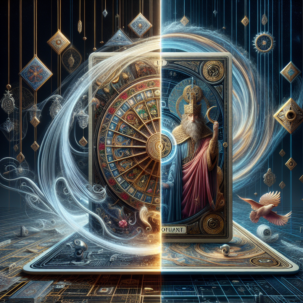 the wheel of fortune and the hierophant