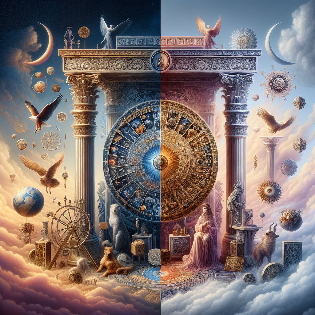 The Wheel of Fortune and The High Priestess