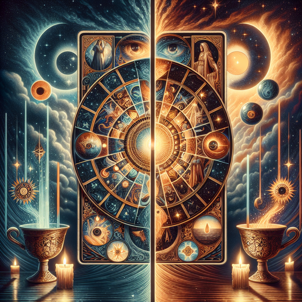 The Wheel of Fortune and Two of Cups