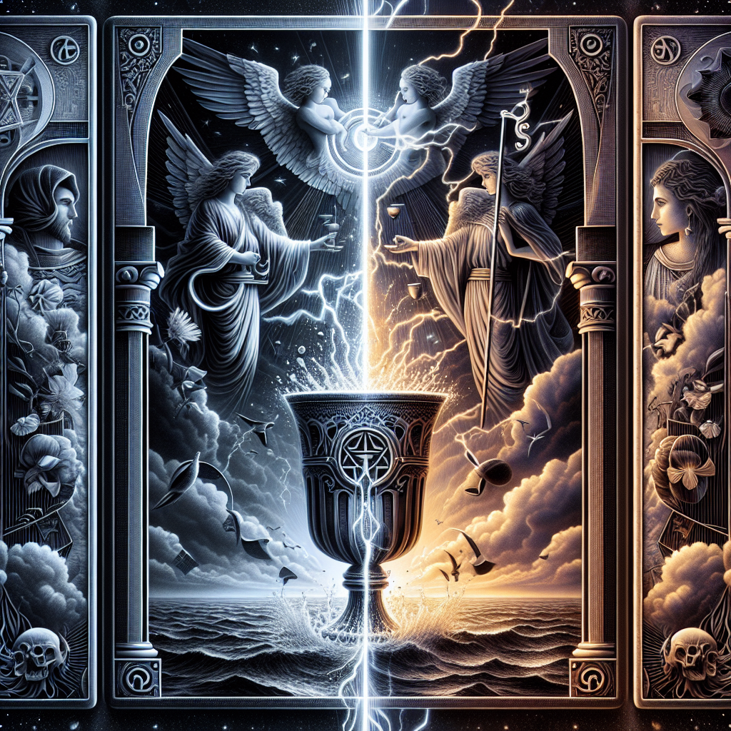 Three of Cups and The Fool
