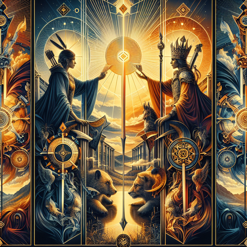 Three of Swords Reversed and The Hierophant Reversed