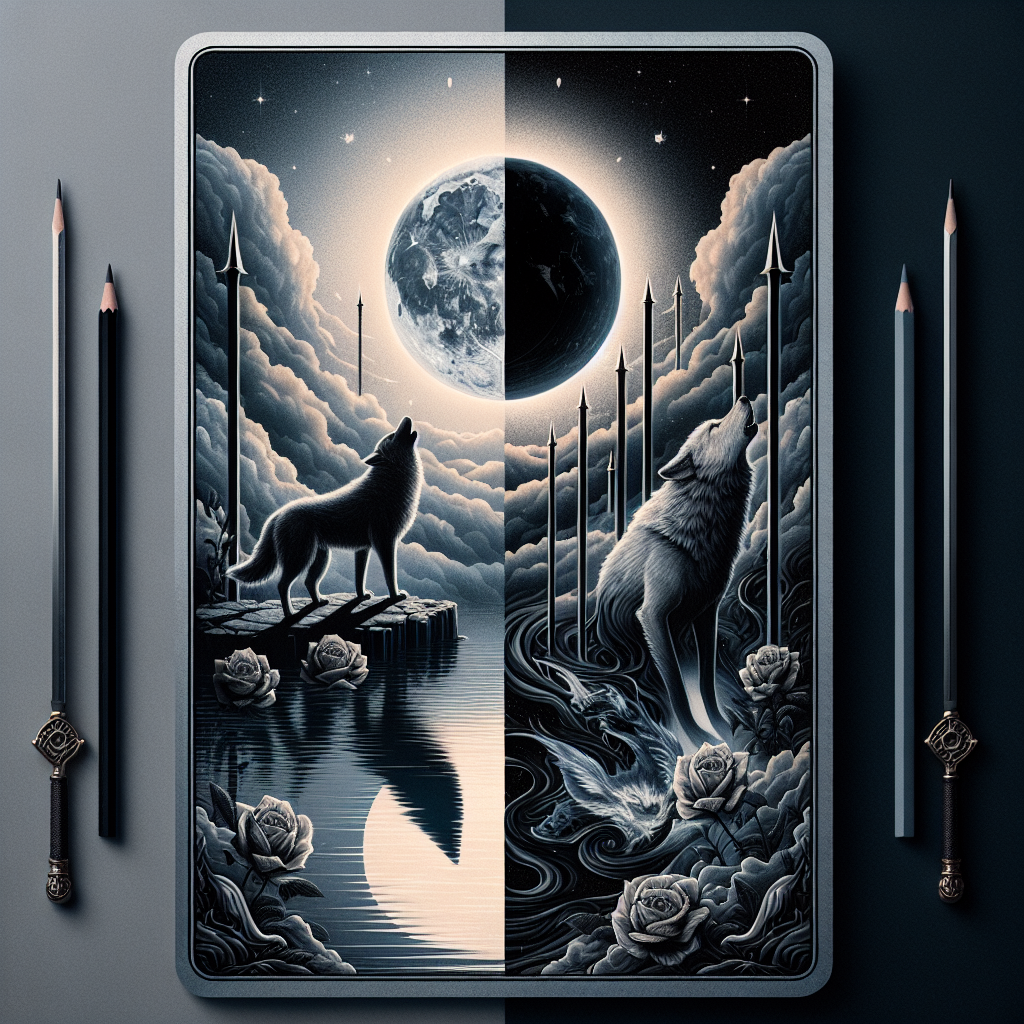 the moon and nine of swords