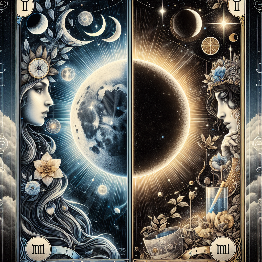 the moon and queen of cups