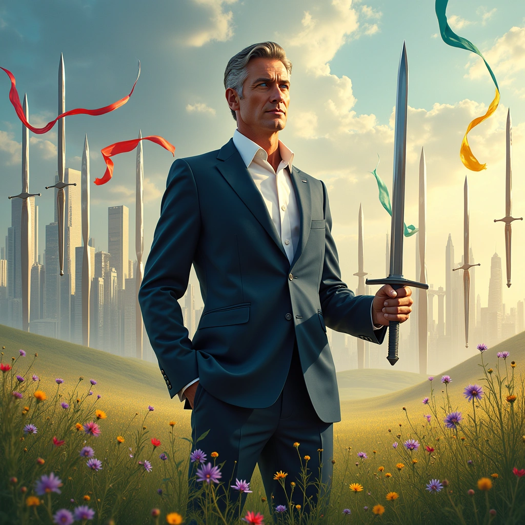 eight of wands and king of swords