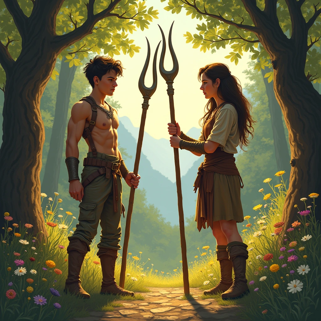 five of wands and nine of wands