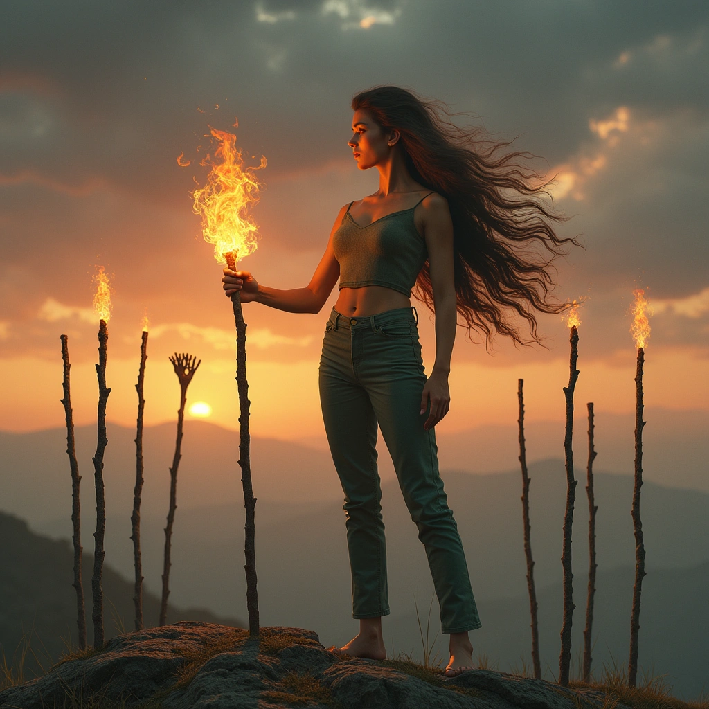 eight of wands and seven of wands
