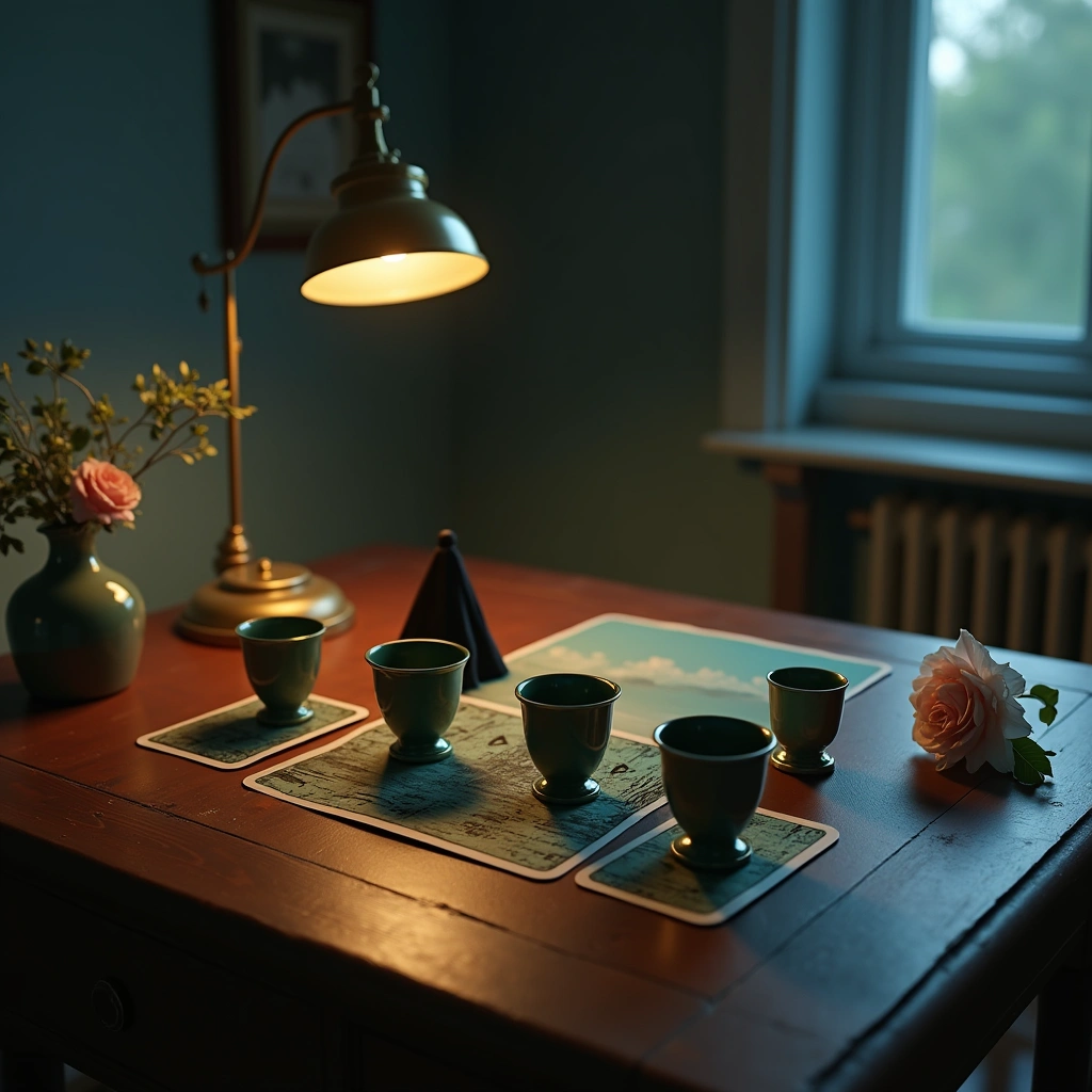 five of cups and two of cups