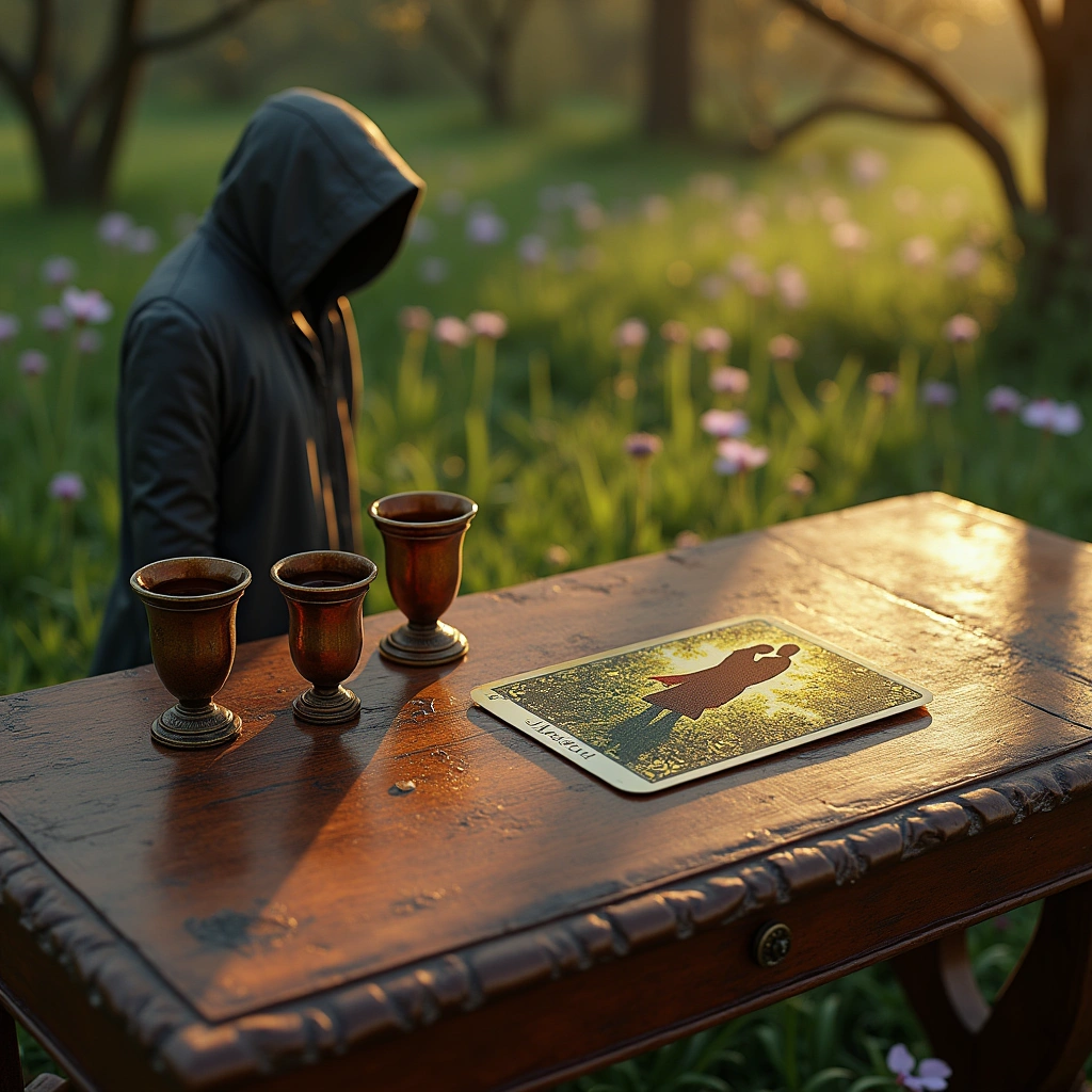 five of cups and the lovers