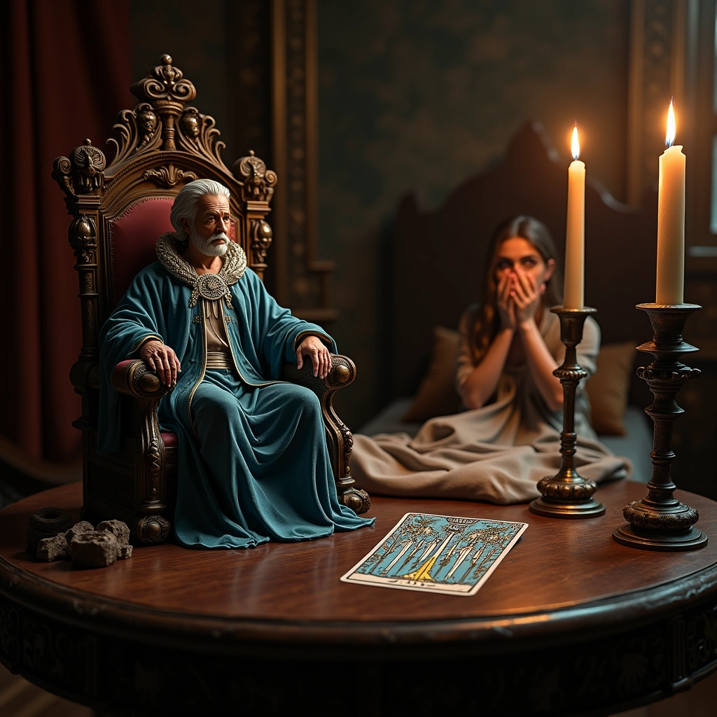 king of swords and nine of swords