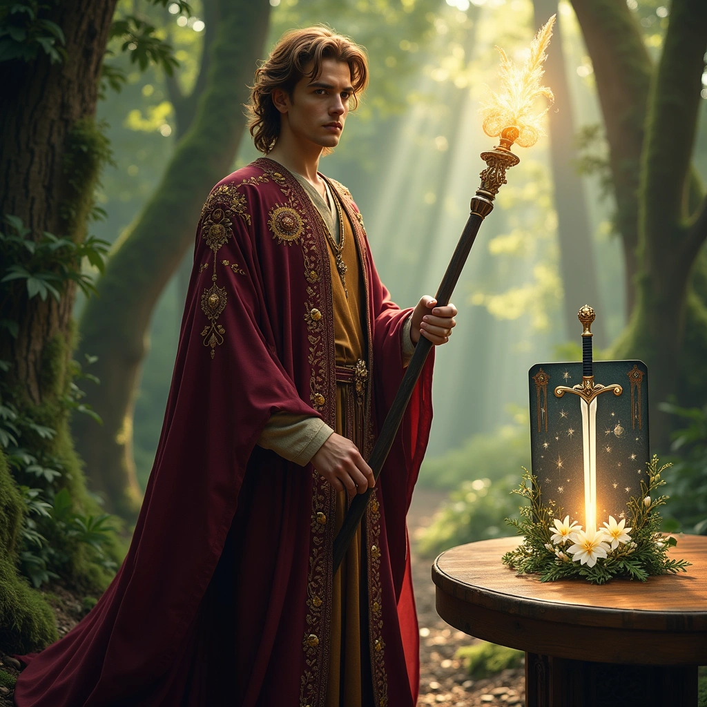 king of wands and ace of swords