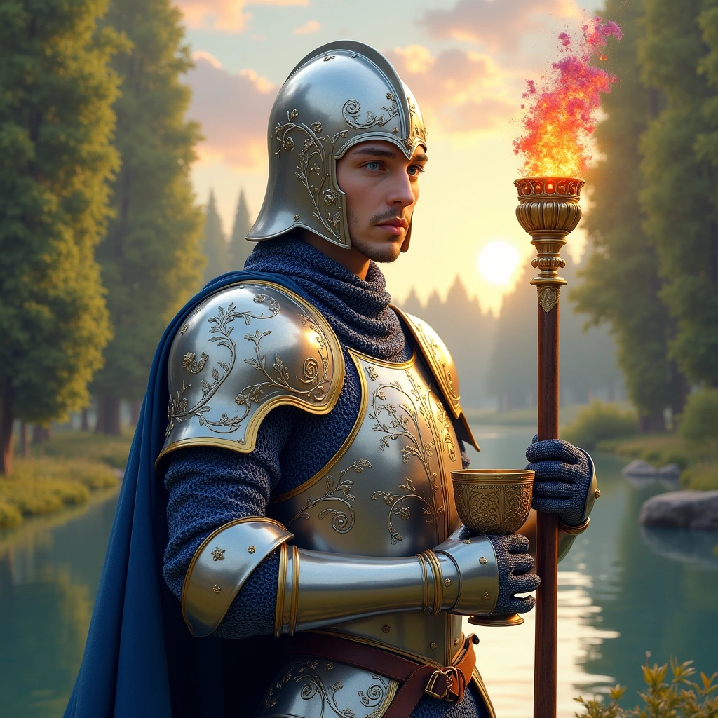 knight of cups and ace of wands