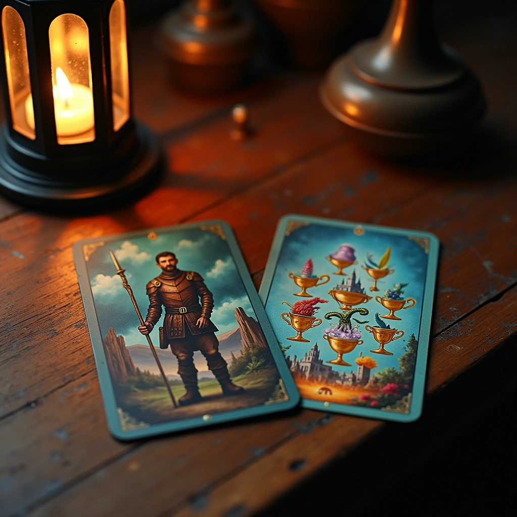 nine of wands and seven of cups