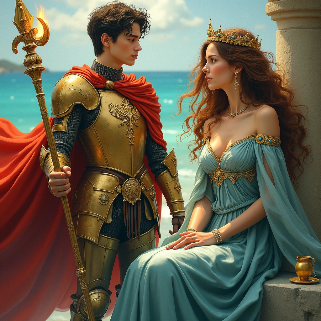 knight of wands and queen of cups