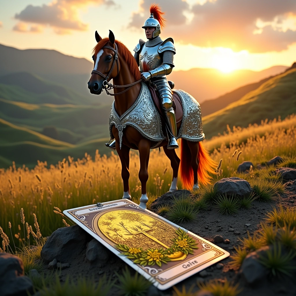 knight of wands and ace of pentacles