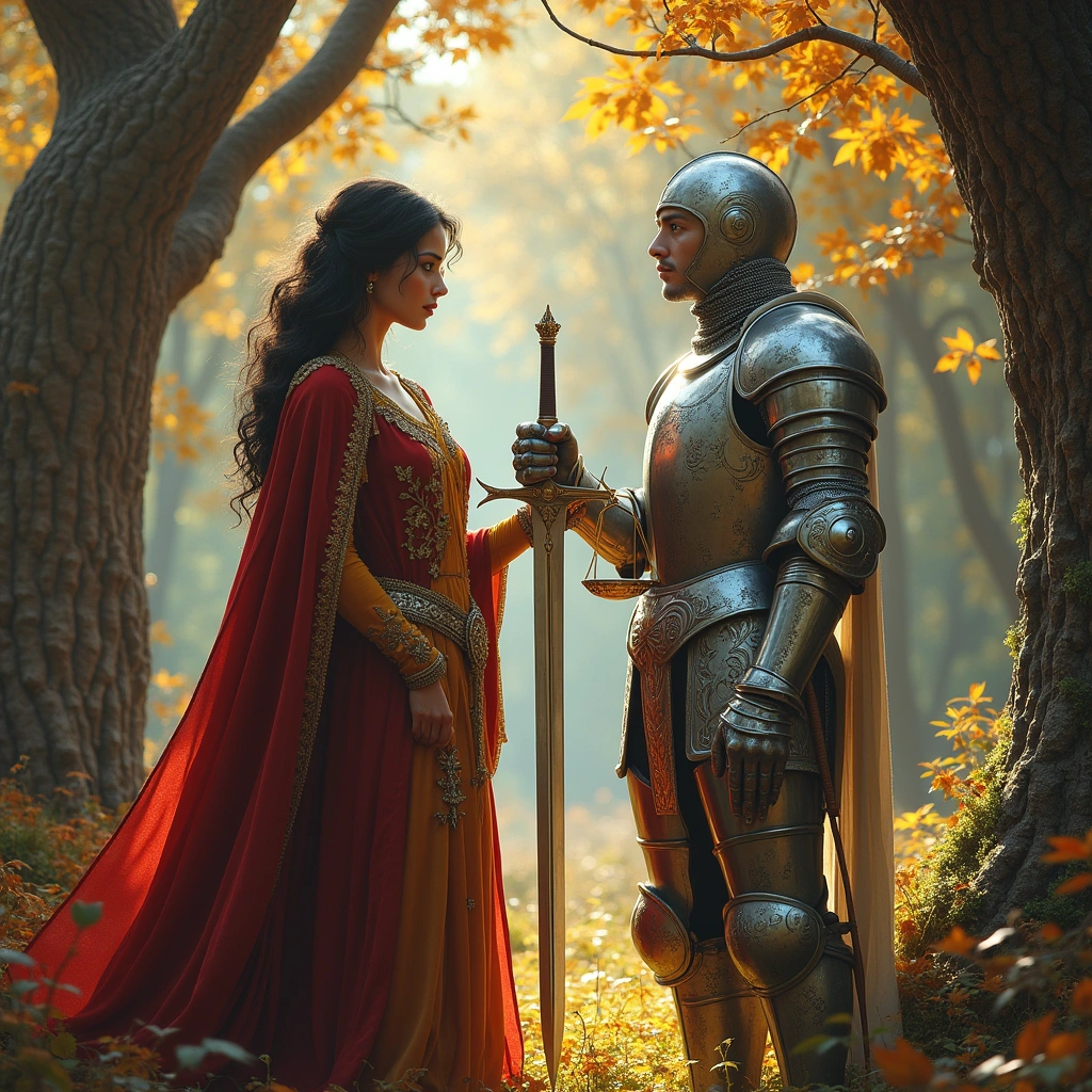 knight of swords and the justice