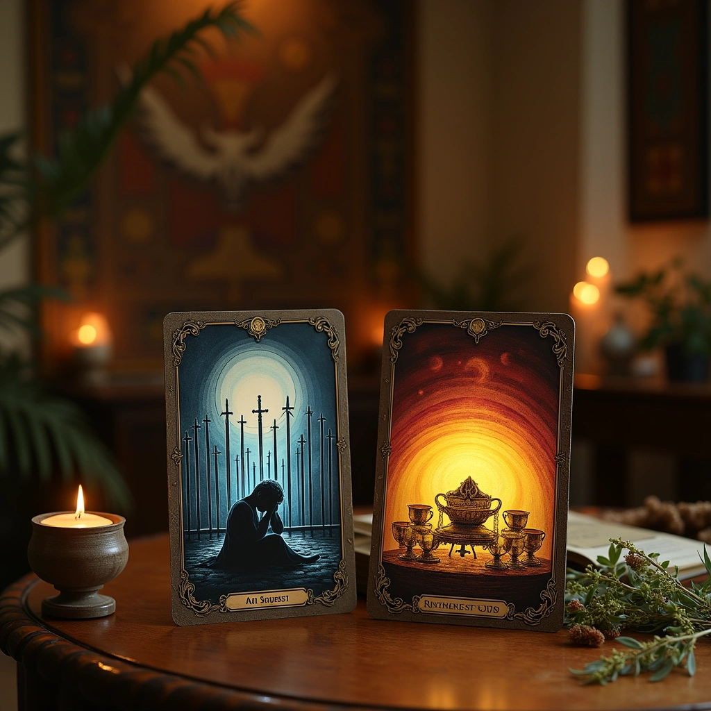 nine of swords and nine of cups