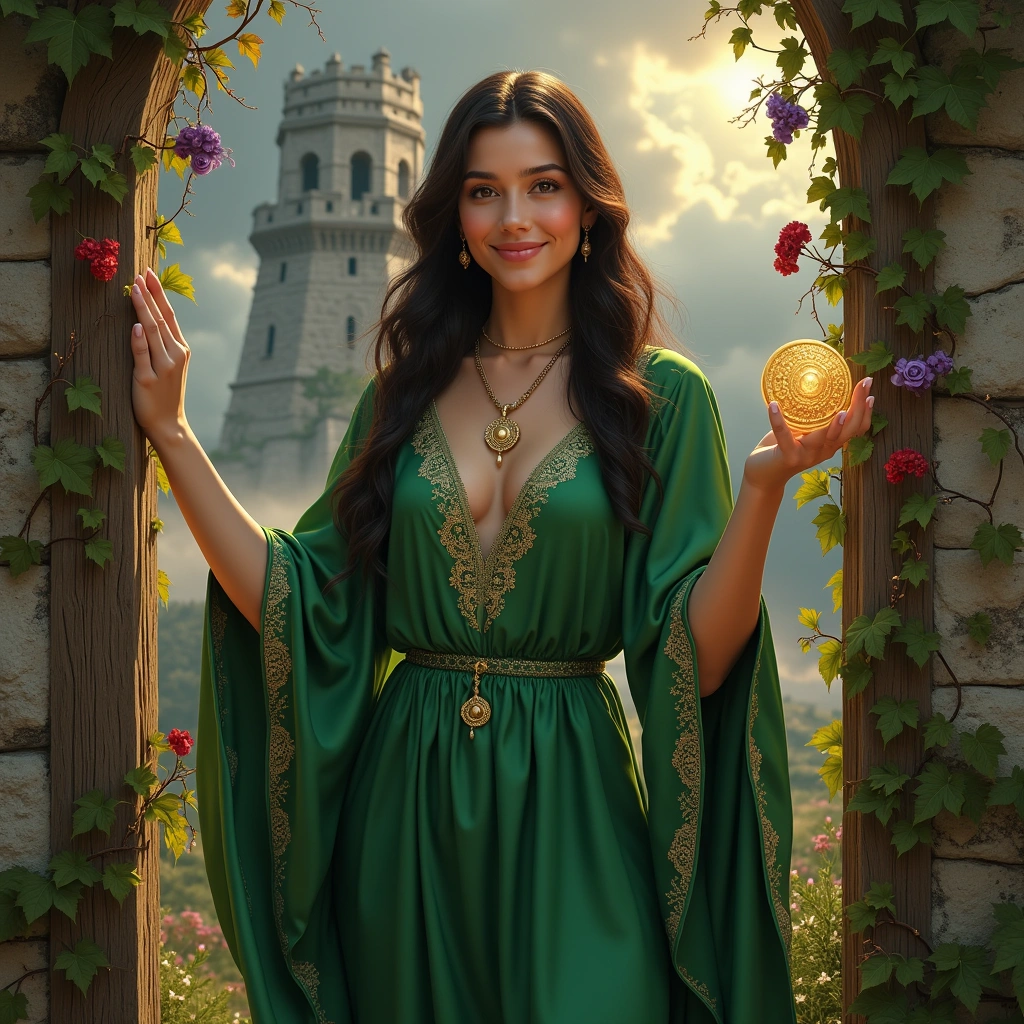 nine of pentacles and the tower