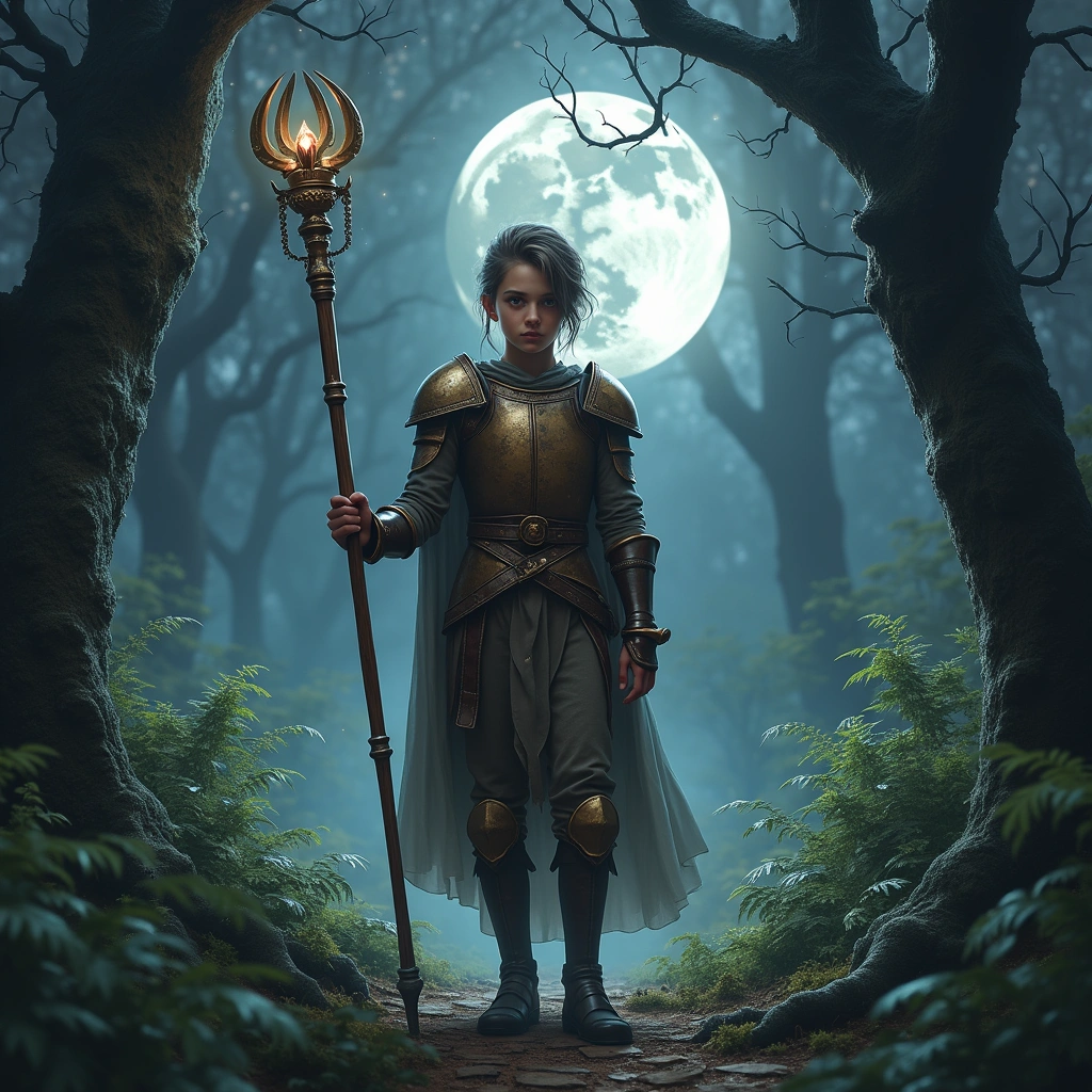 nine of wands and the moon