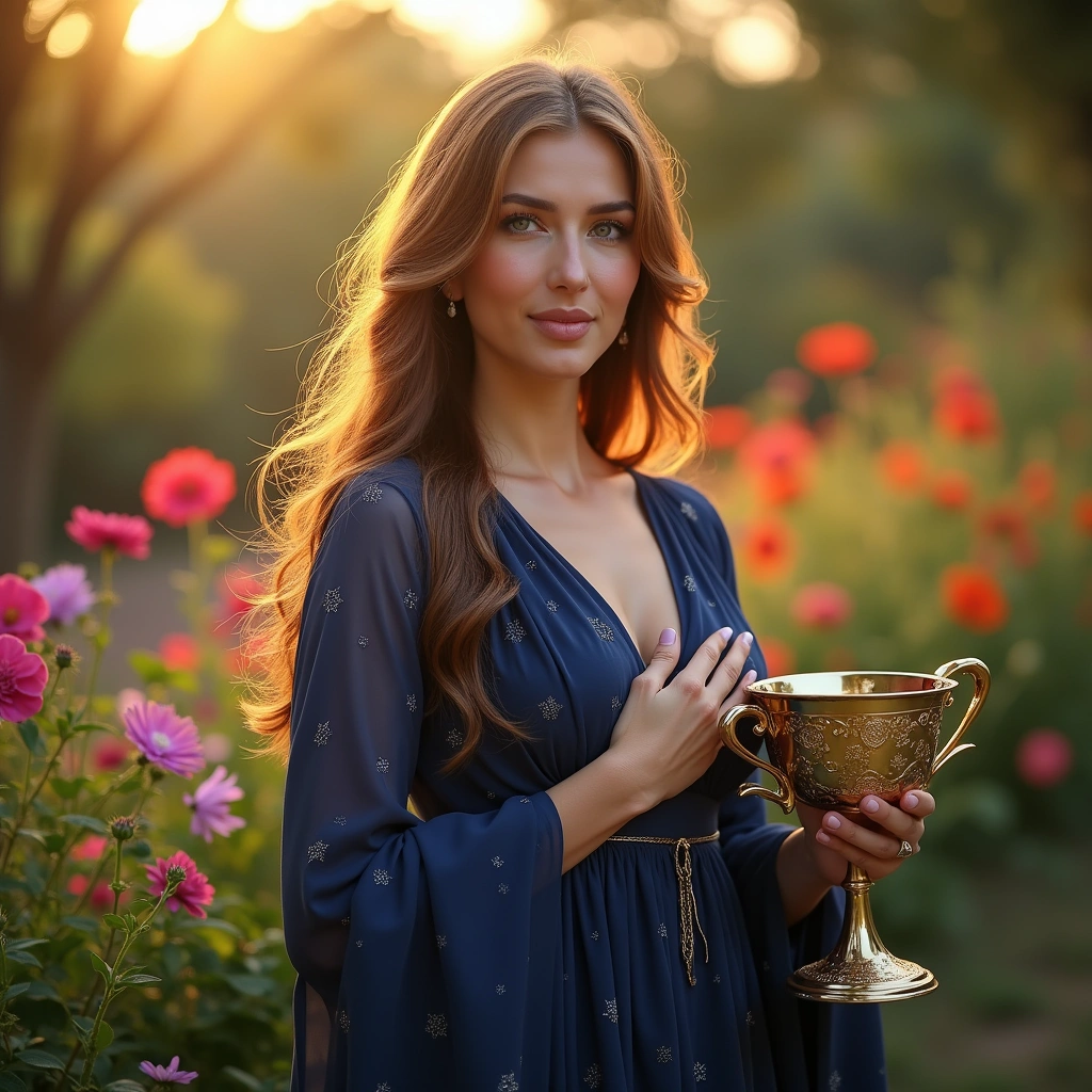 nine of cups and strength