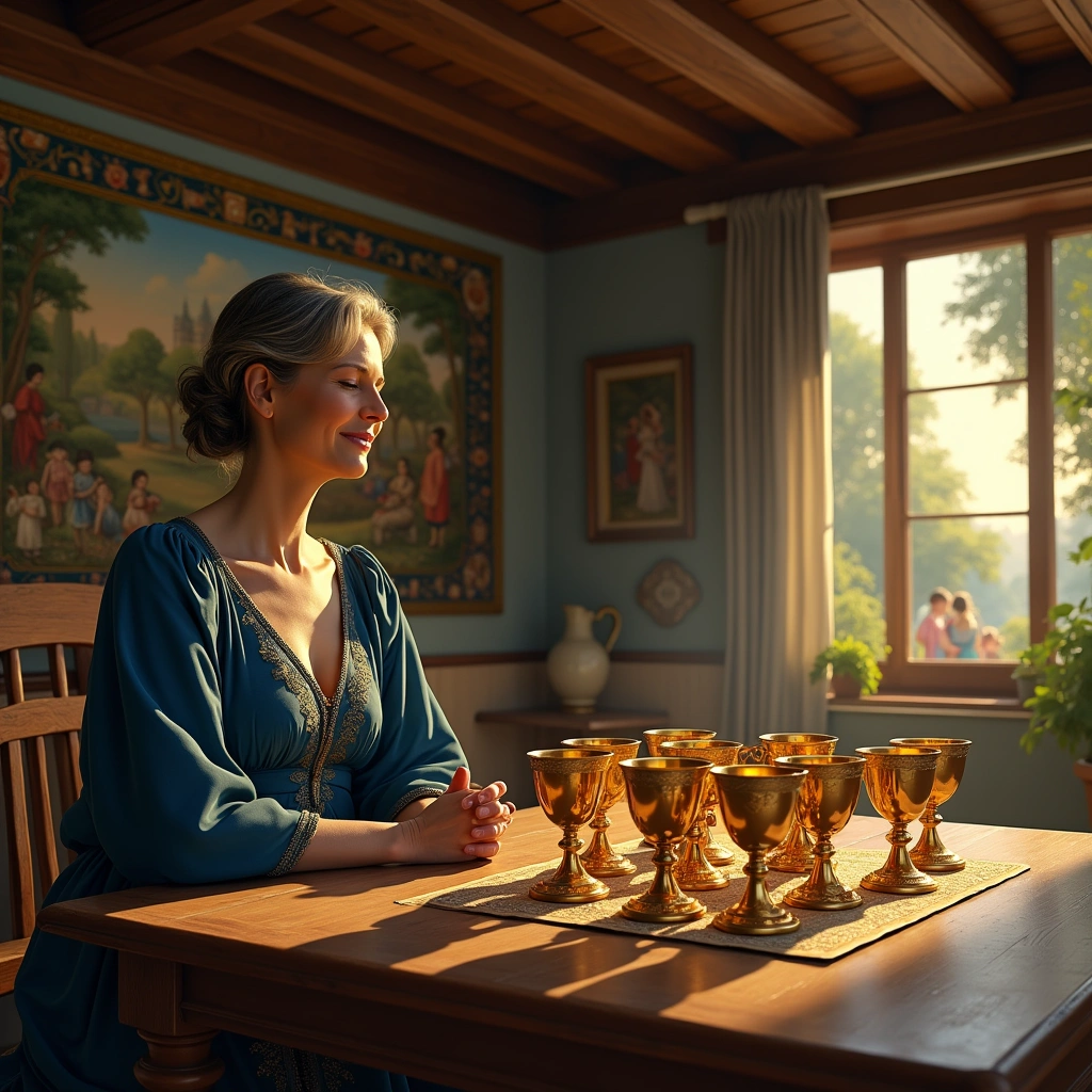 nine of cups and ten of pentacles