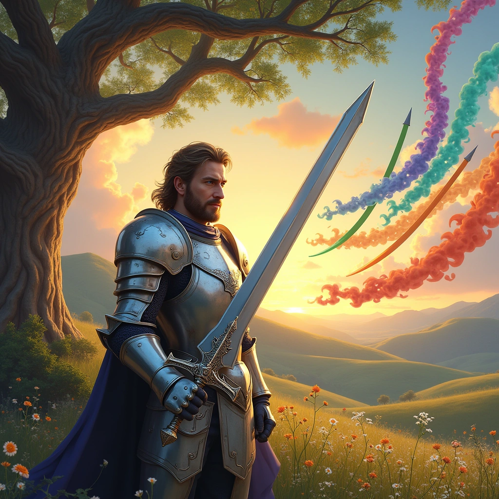 knight of swords and eight of wands