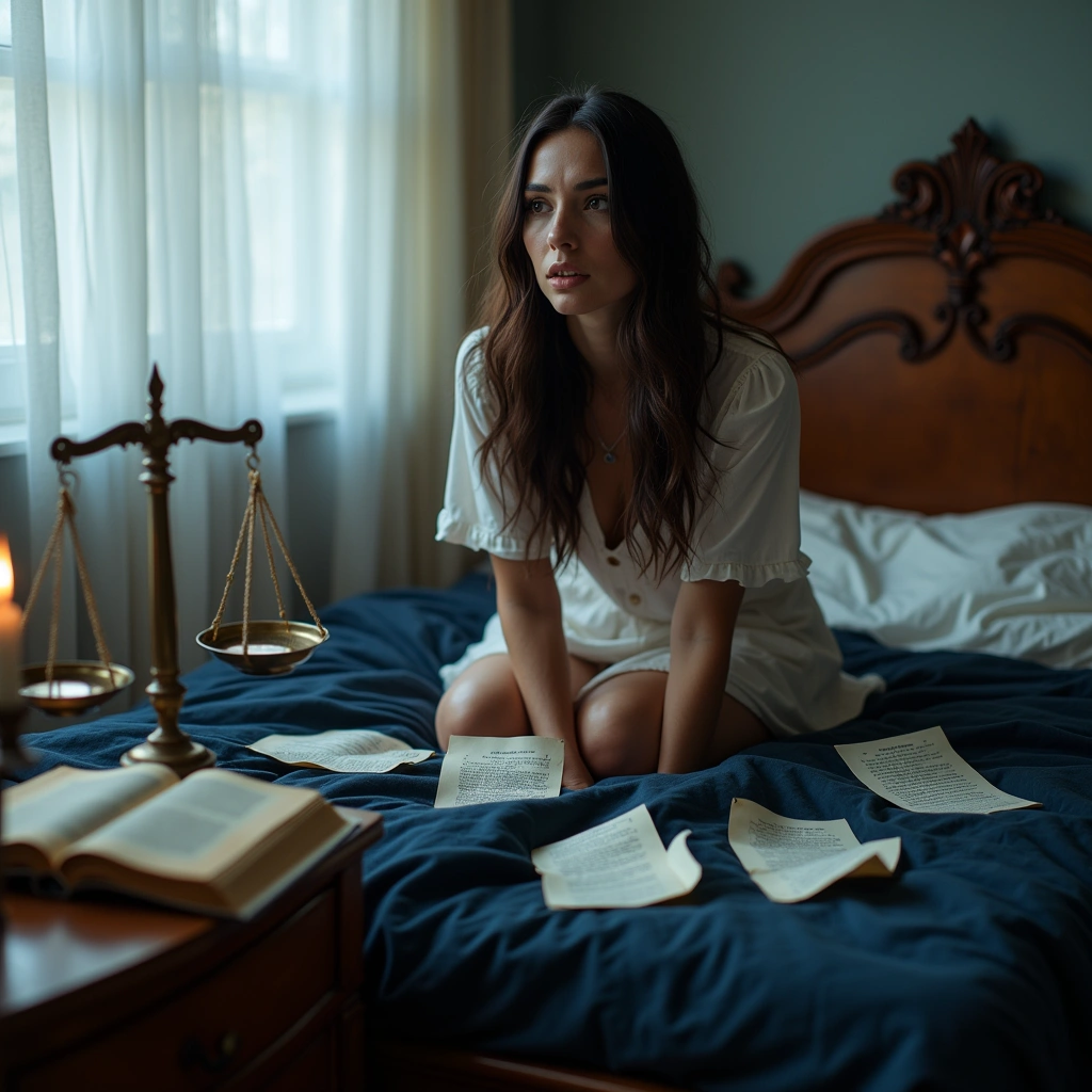 nine of swords and the justice