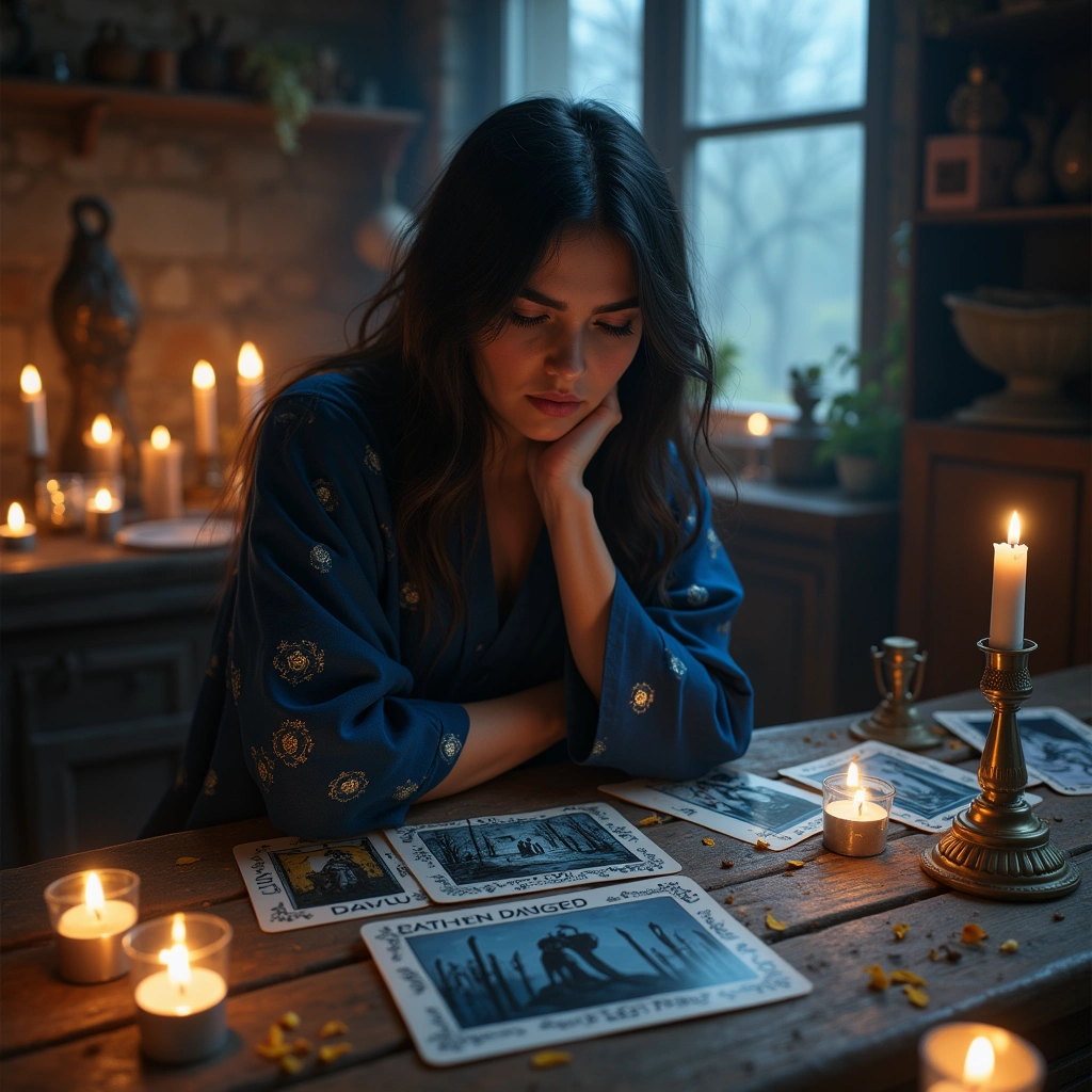 nine of swords and the magician