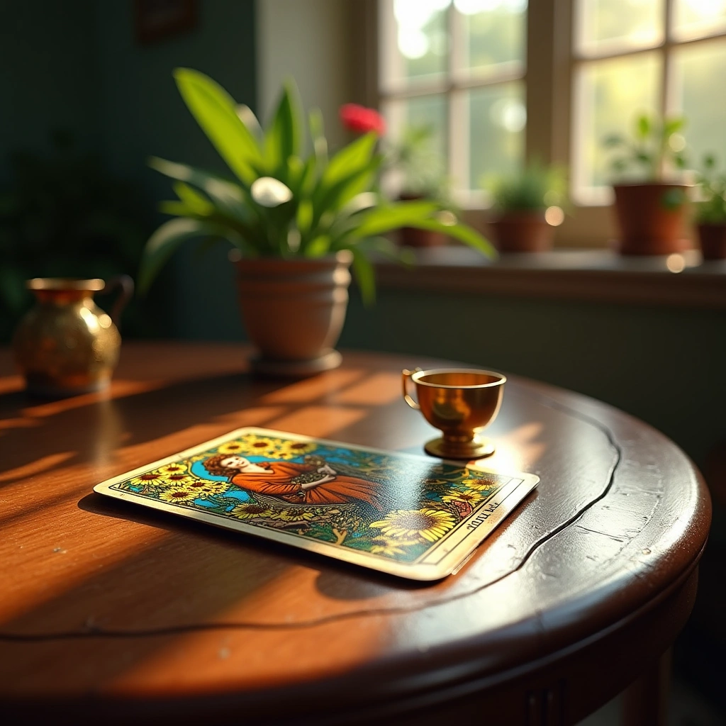 nine of cups and queen of wands