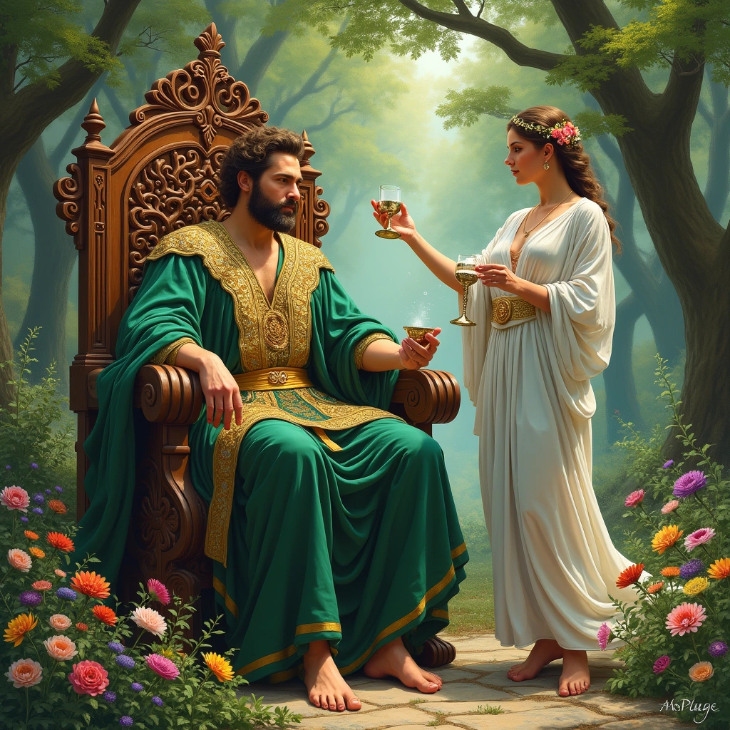 king of pentacles and the temperance