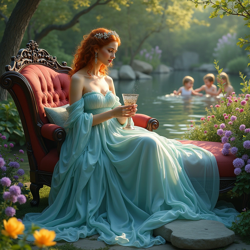 queen of cups and six of cups
