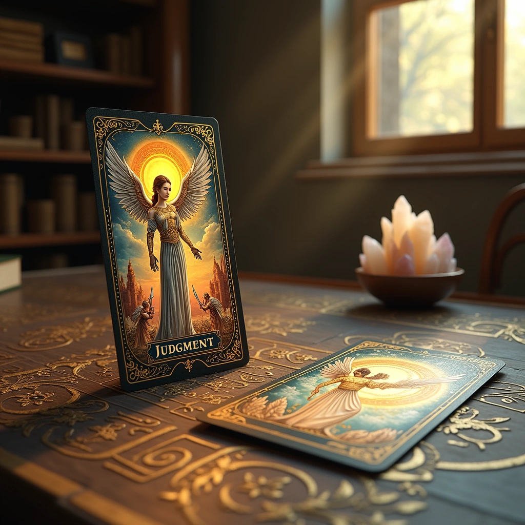 page of swords and the judgment