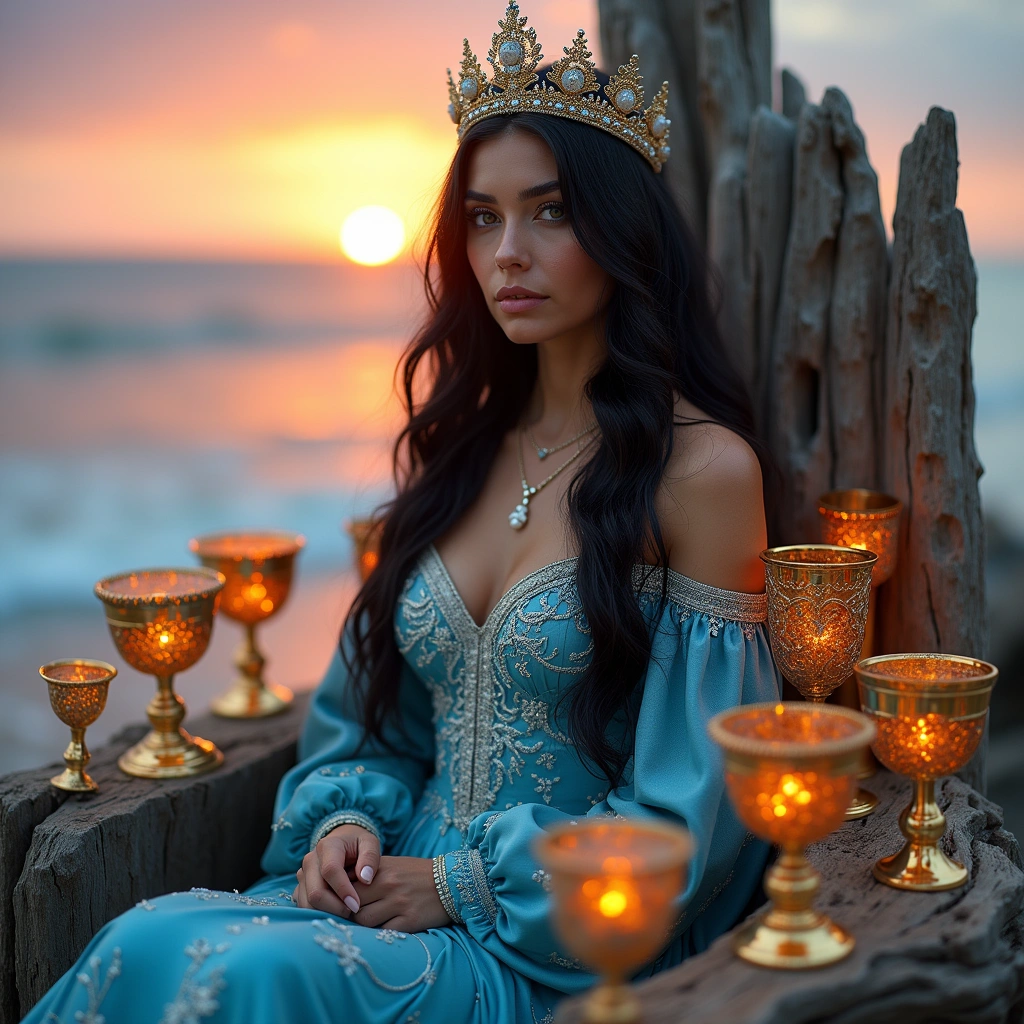 queen of cups and nine of cups