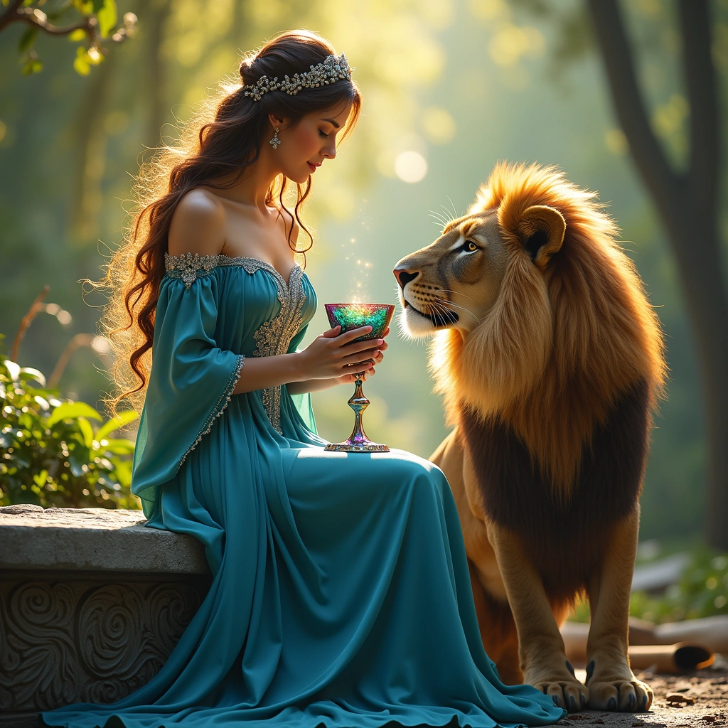 queen of cups and the strength