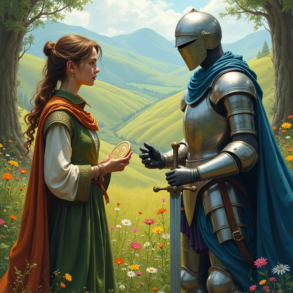 page of pentacles and knight of swords