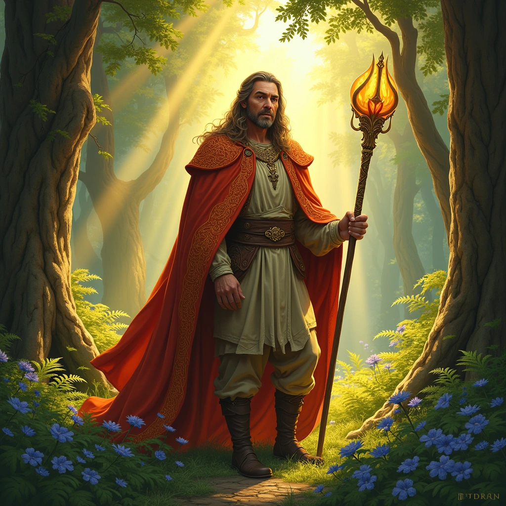 king of wands and the sun