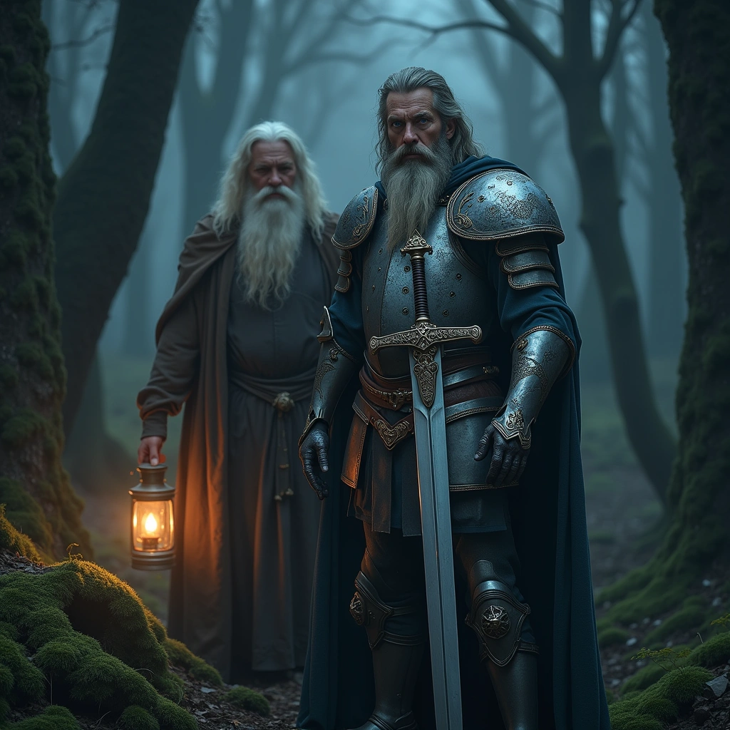 king of swords and the hermit