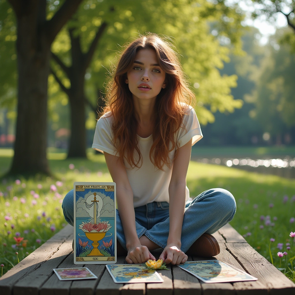 page of swords and ace of cups