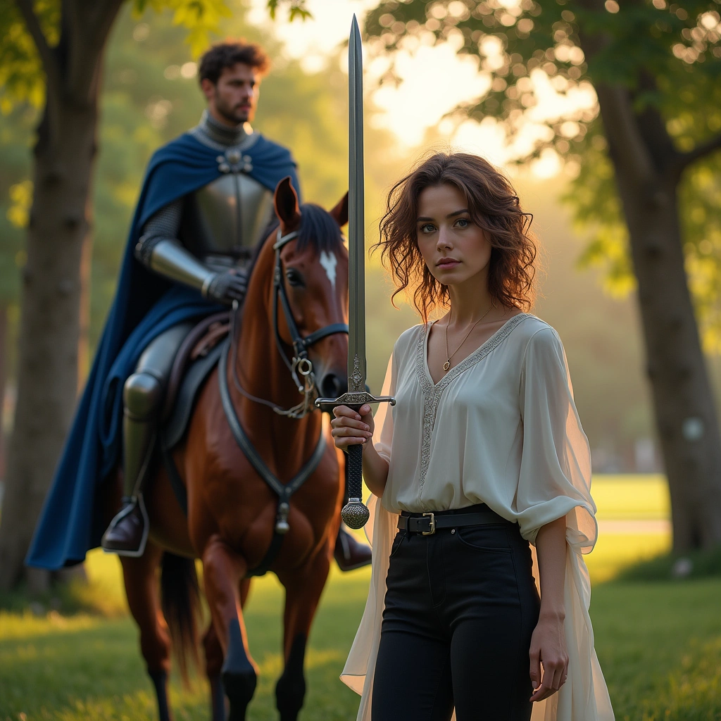 page of swords and knight of cups