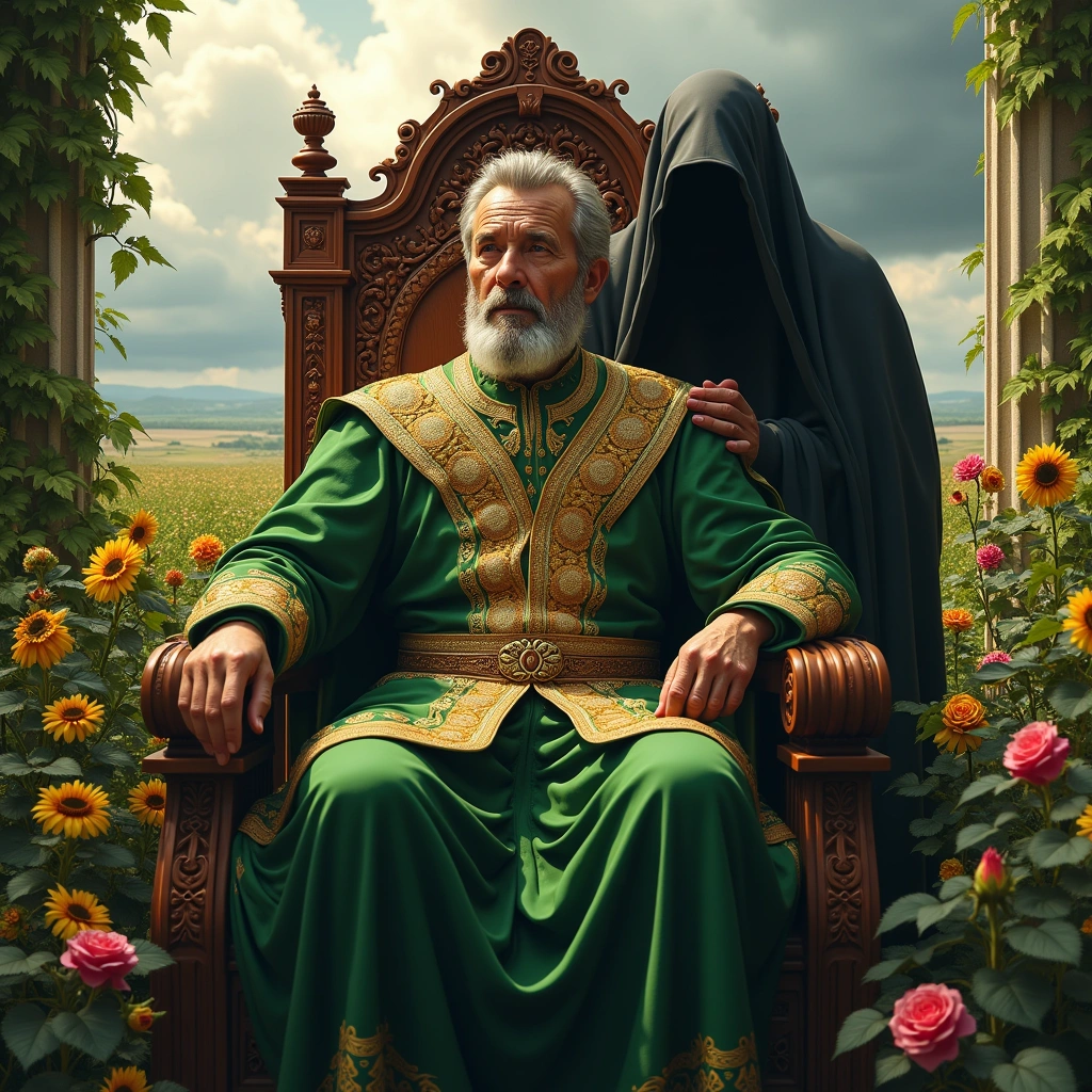 king of pentacles and nine of swords