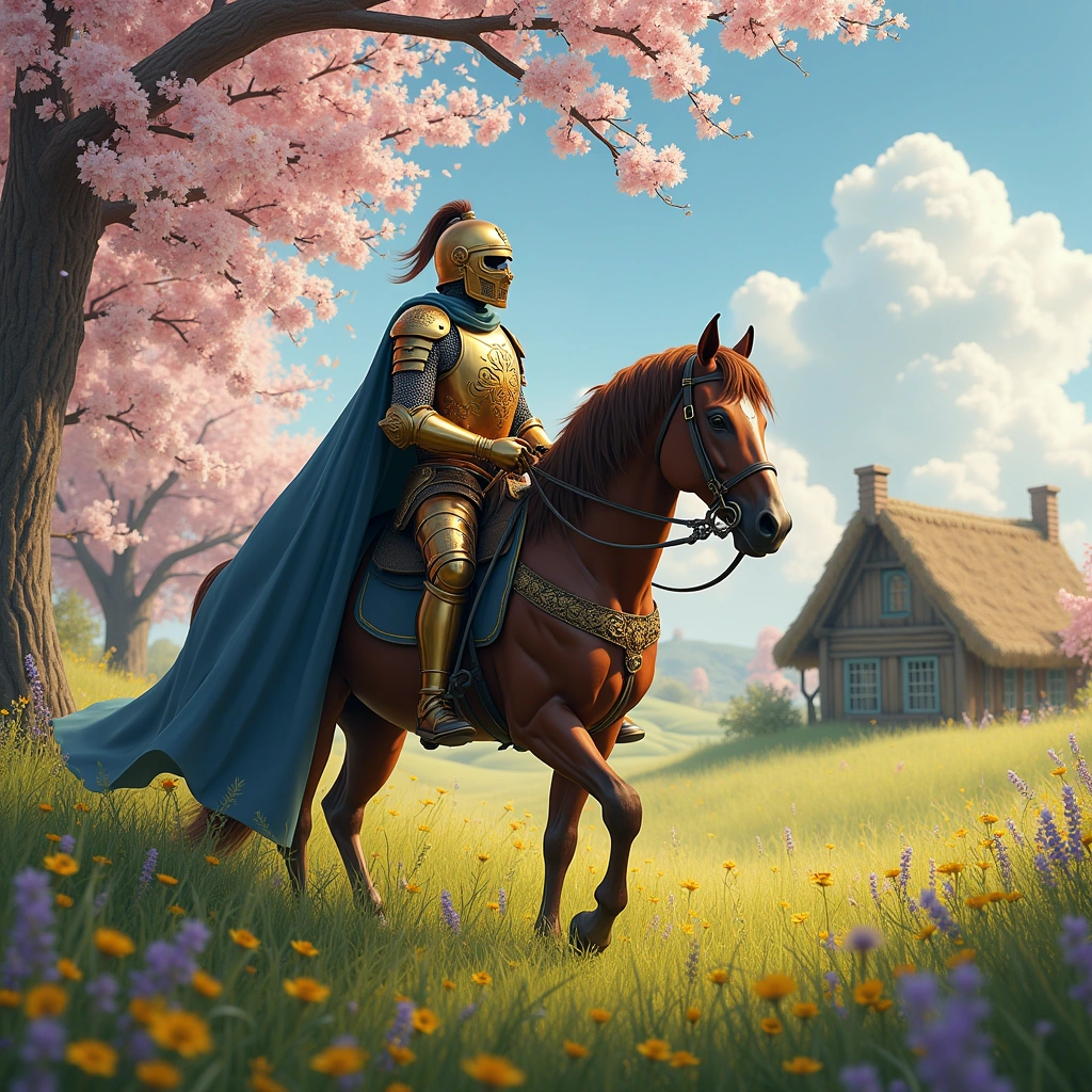 knight of pentacles and six of cups