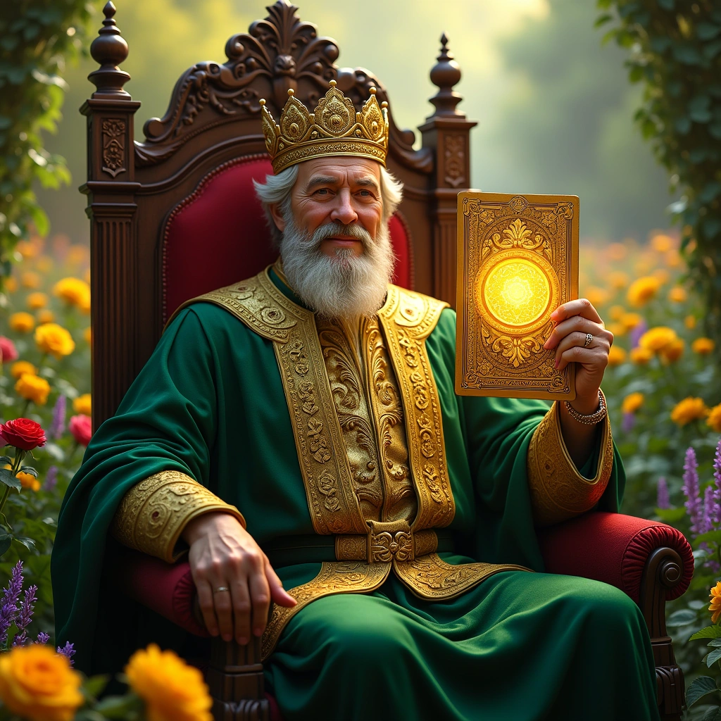 king of pentacles and ace of pentacles