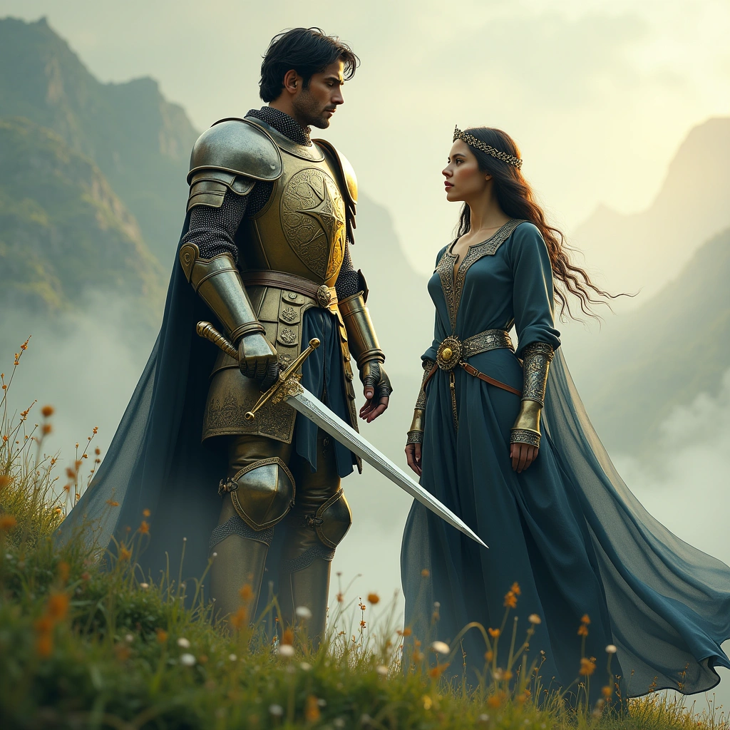 knight of pentacles and the high priestess