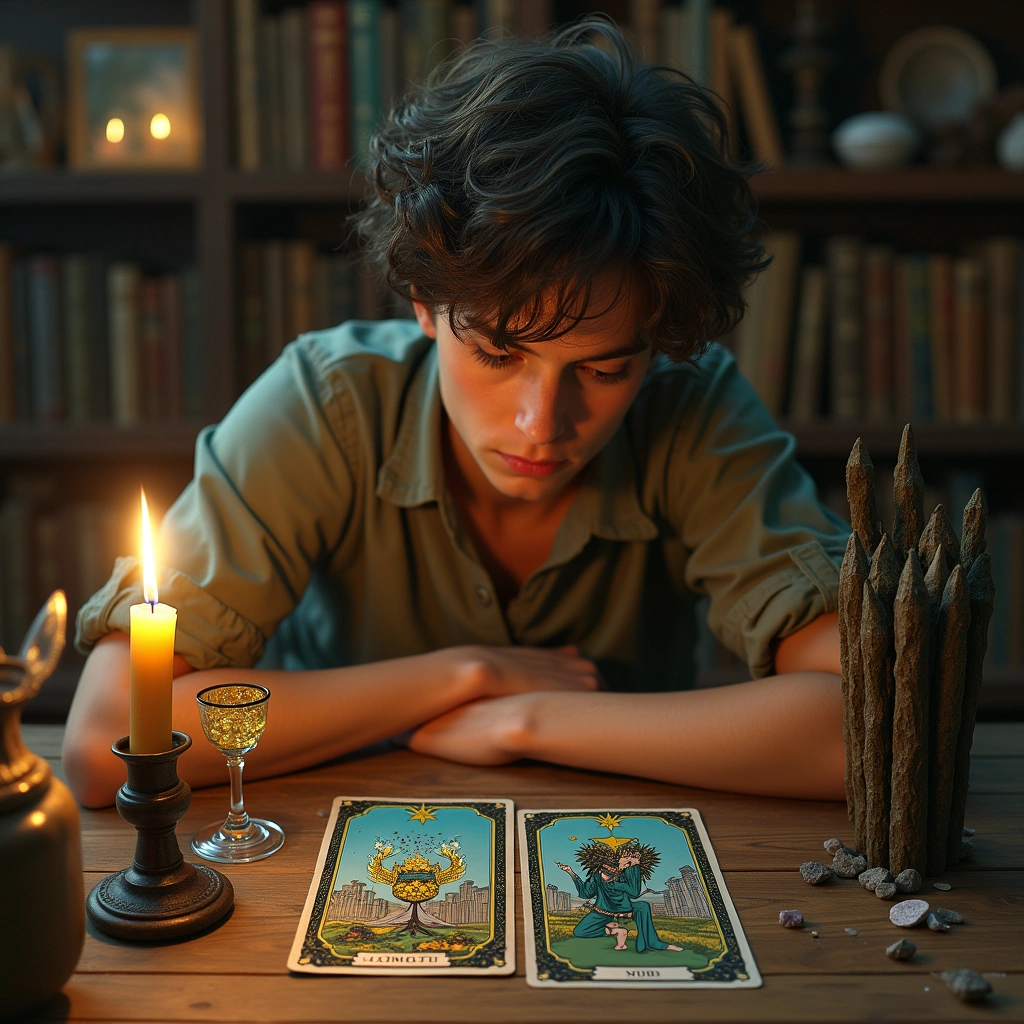 seven of cups and ten of wands
