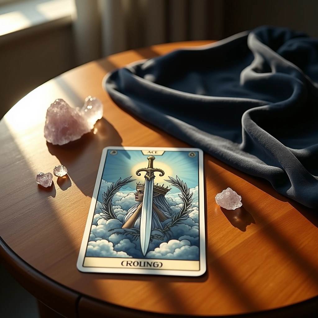 queen of swords and ace of swords