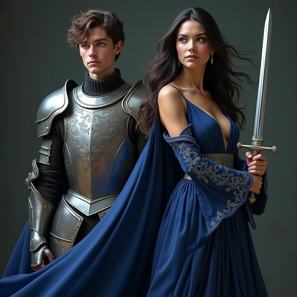 queen of swords and knight of swords