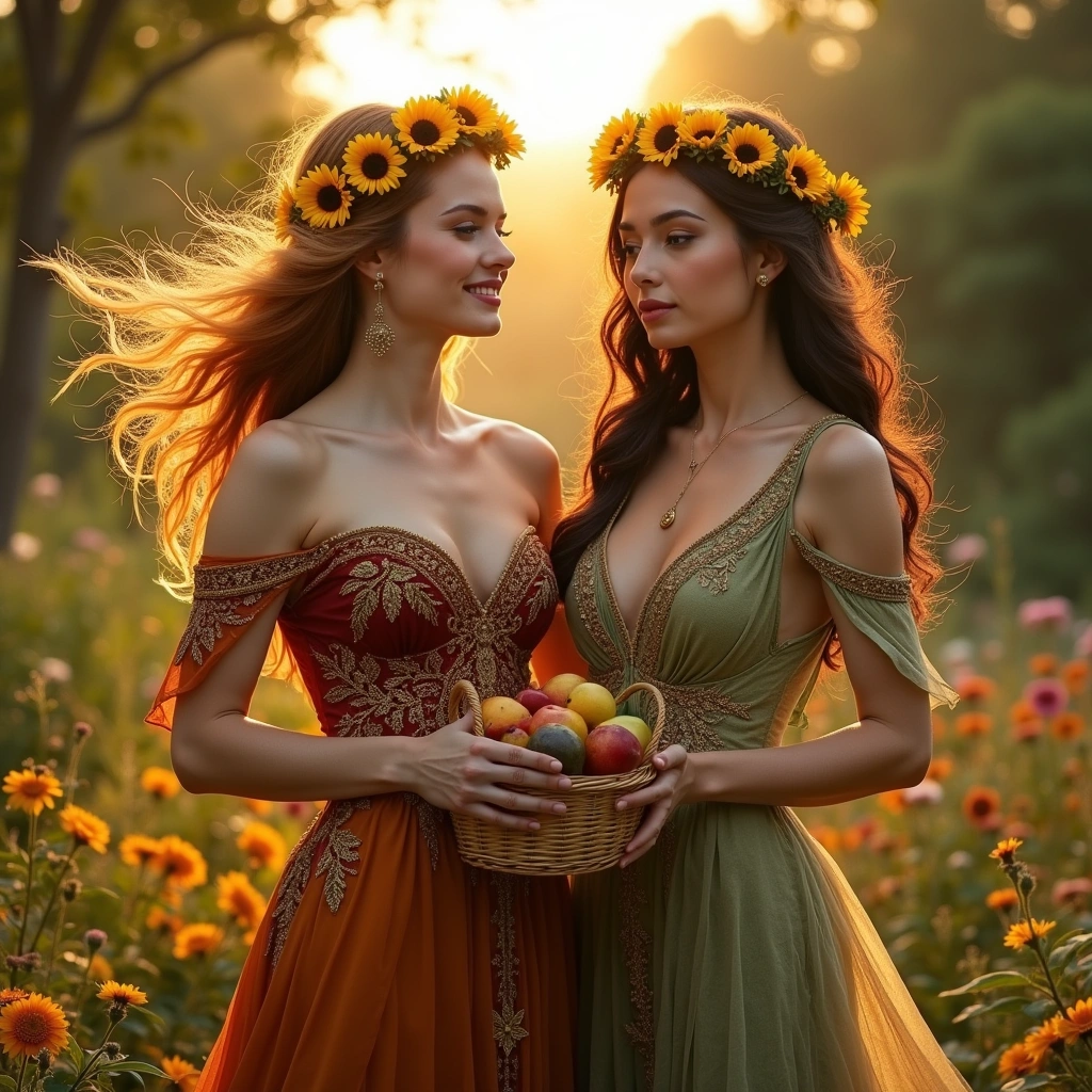 queen of wands and queen of pentacles