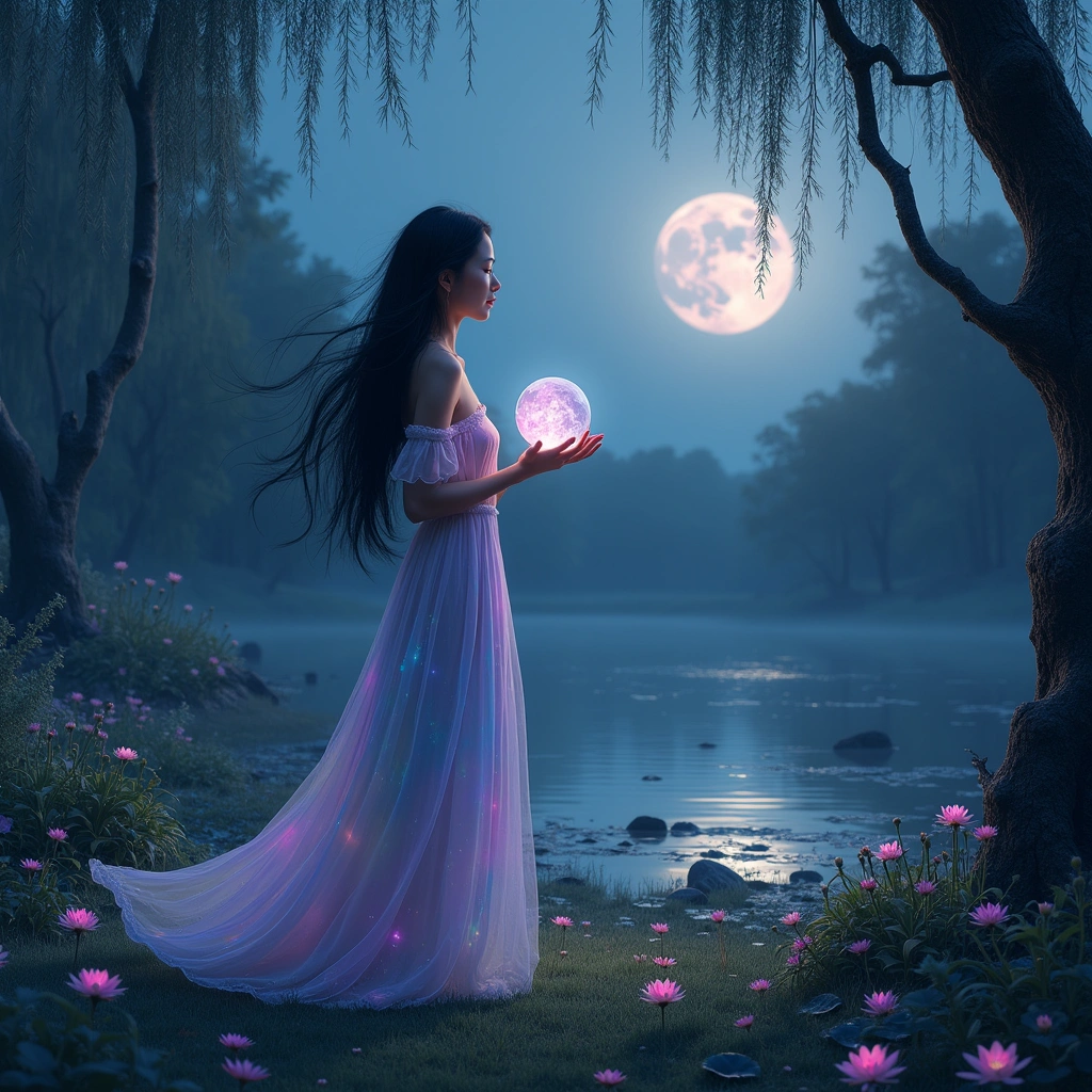 seven of cups and the moon