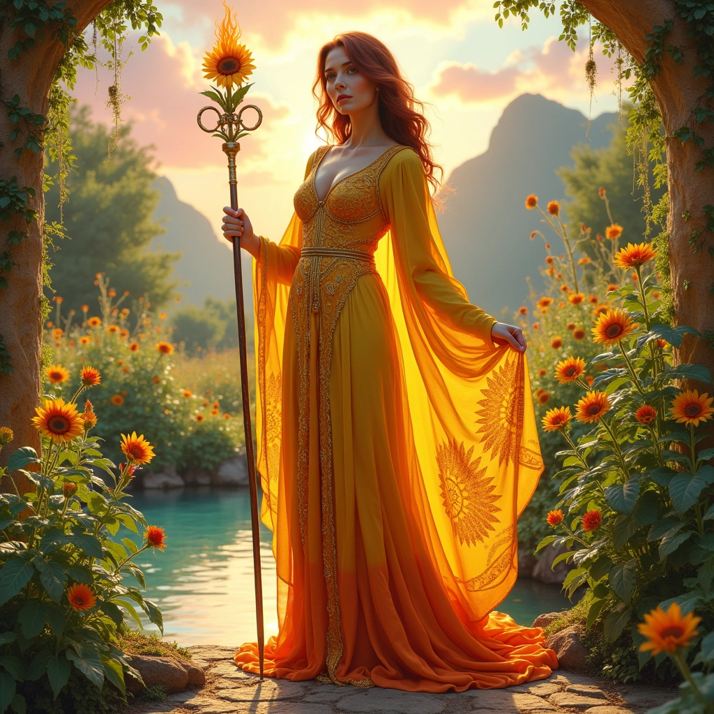 queen of wands and the temperance